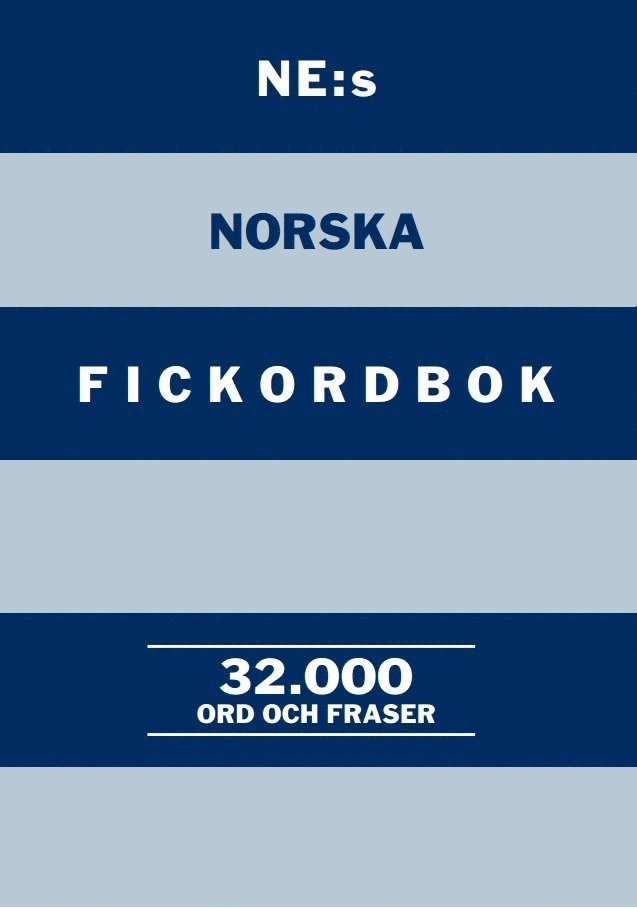NE:s norska fickordbok : Norsk-svensk Svens-norsk 32000 ord och fraser, Häftad