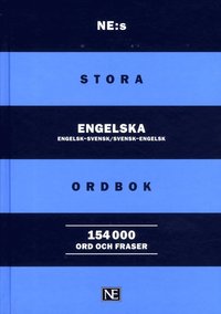 bokomslag NE:s stora engelska ordbok : engelsk-svensk/svensk-engelsk 154000 ord och f