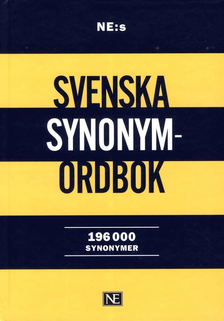 NE:s svenska synonymordbok : 196 000 synonymer 1