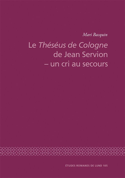 Le Théséus de Cologne de Jean Servion - un cri au secours