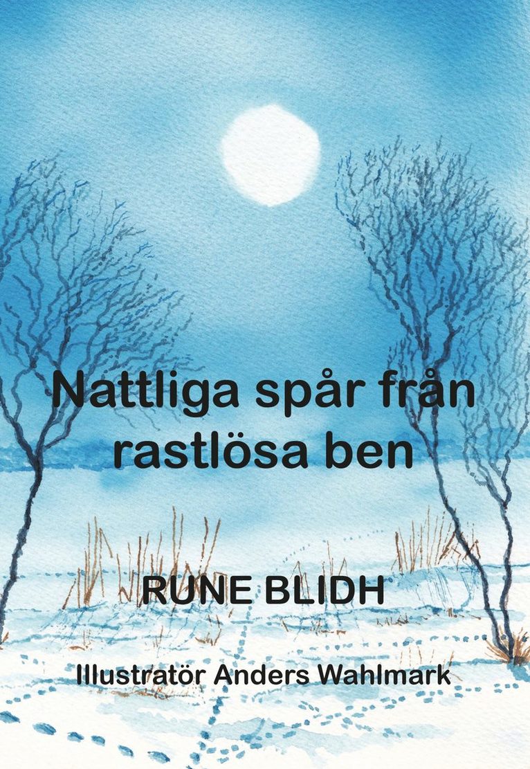 Rune Blidh - Nattliga spår från rastlösa ben, Inbunden