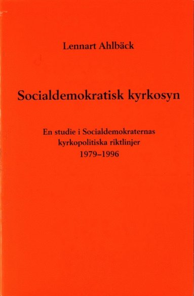 bokomslag Socialdemokratisk kyrkosyn