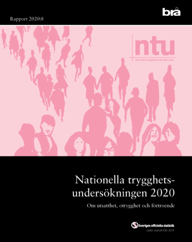 bokomslag Nationella trygghetsundersökningen NTU 2020. Brå rapport 2020:8 : Om utsatt