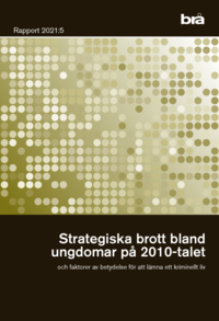 bokomslag Strategiska brott bland unga på 2010-talet : och faktorer av betydelse för att lämna ett kriminellt liv