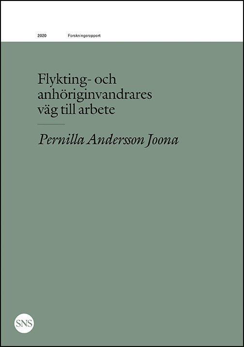 Flykting- och anhöriginvandrares väg till arbete 1