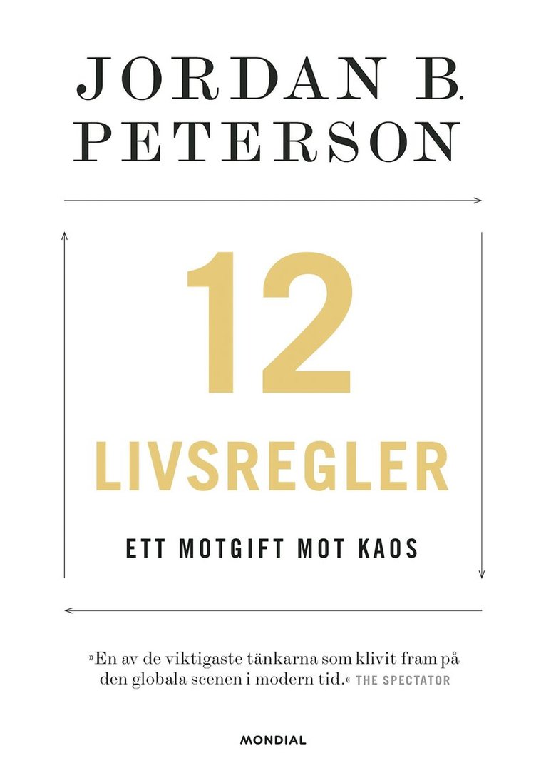 Jordan B. Peterson - 12 livsregler : ett motgift mot kaos, Inbunden