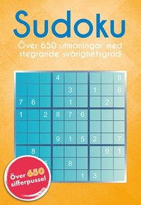 bokomslag Sudoku : över 650 utmaningar med stegrande svårighetsgrad