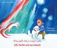 bokomslag Lilli, farfar och norrskenet (kurdiska/sorani och svenska)