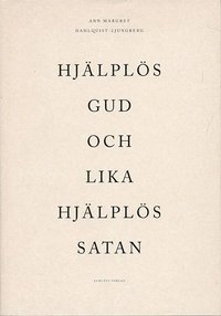 bokomslag Hjälplös Gud och lika hjälplös Satan