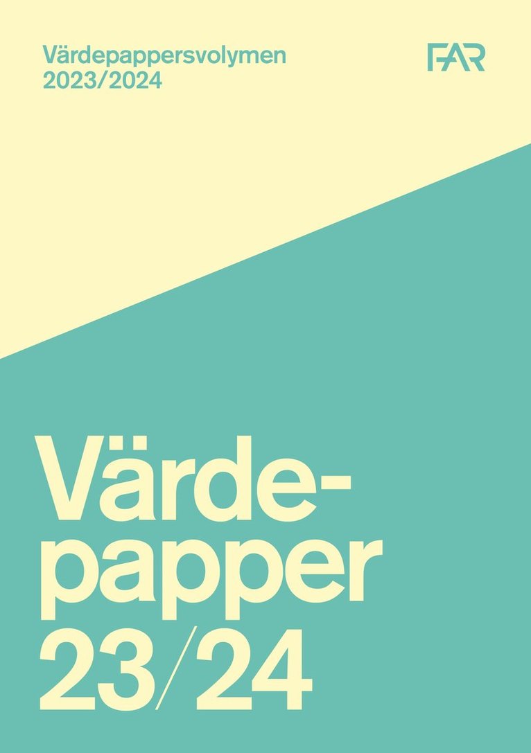 Värdepappersvolymen 2023/2024