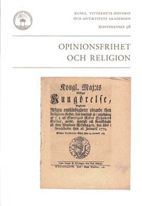 Bo Lindberg - Opinionsfrihet och religion, Häftad