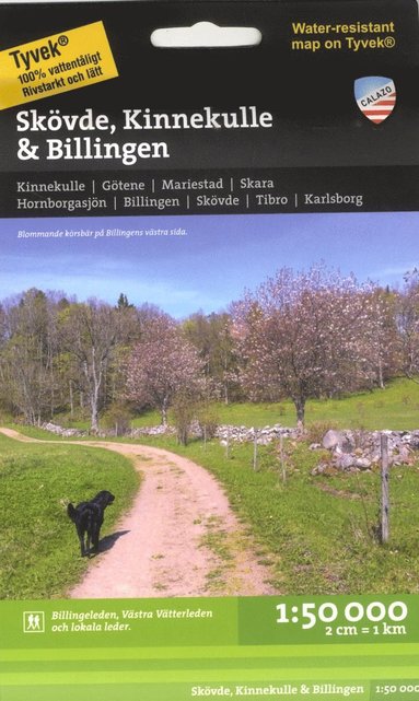 bokomslag Skövde, Billingen & Kinnekulle 1:50.000