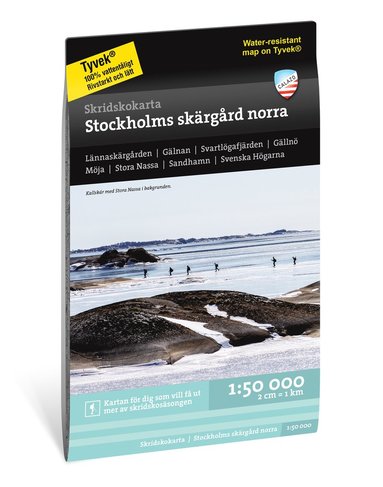 bokomslag Skridskokarta Stockholms skärgård - norra