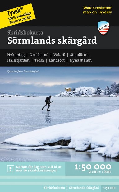 bokomslag Skridskokarta Sörmlands skärgård