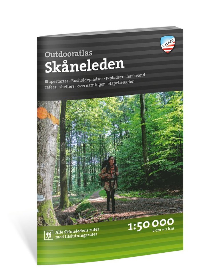Outdooratlas Skåneleden (danska) 1:50.000 1