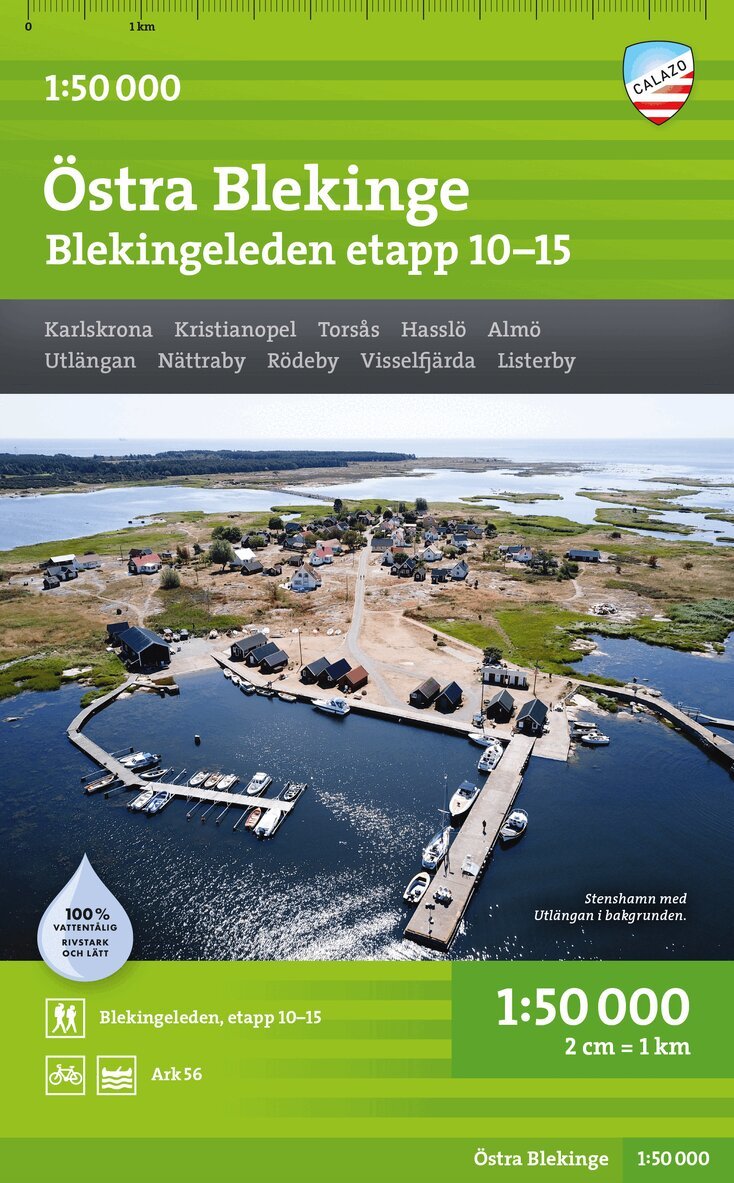 Östra Blekinge 1:50.000, Övrigt