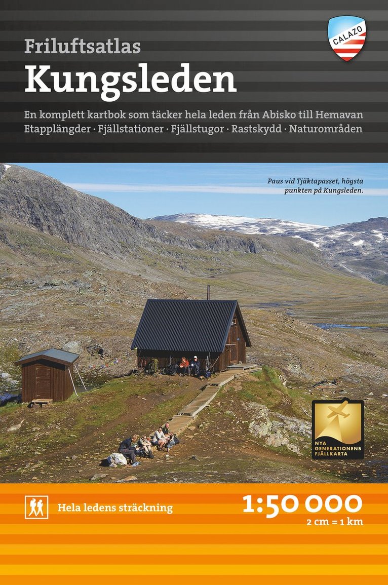 Friluftsatlas Kungsleden 1:50 000 1