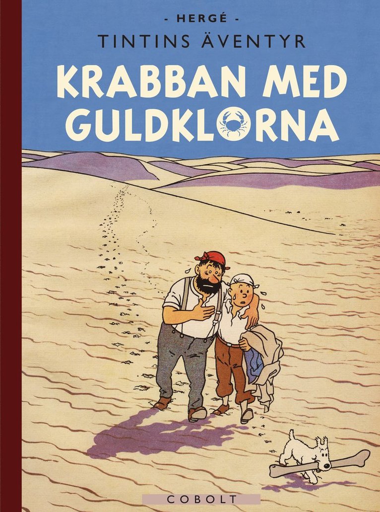 Hergé - Krabban med guldklorna, Inbunden