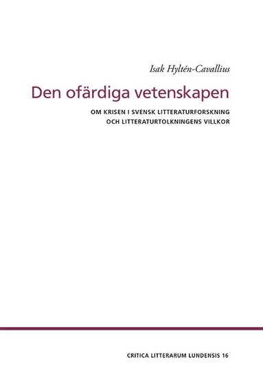 Isak Hyltén-Cavallius - Den ofärdiga vetenskapen, Häftad