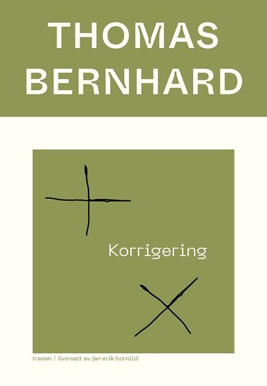 Thomas Bernhard - Korrigering, Häftad