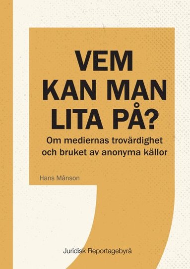 bokomslag Vem kan man lita på?