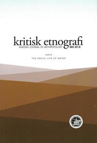 bokomslag kritisk etnografi - Swedish Journal of Anthropology, 2021, vol. 4