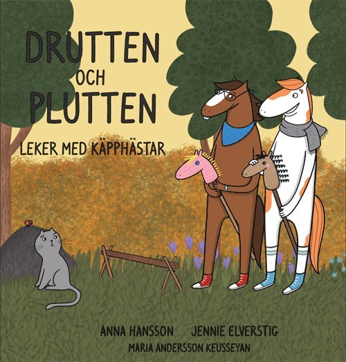 Drutten och Plutten leker med käpphästar 1