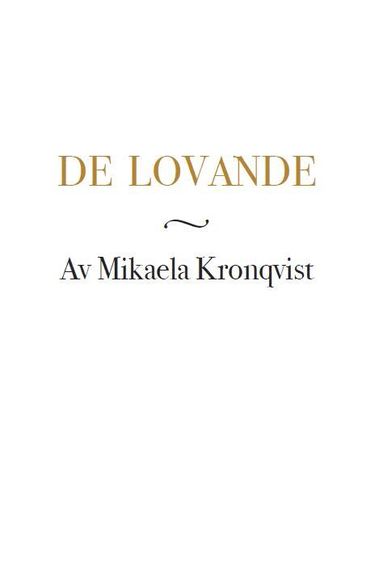 bokomslag De lovande