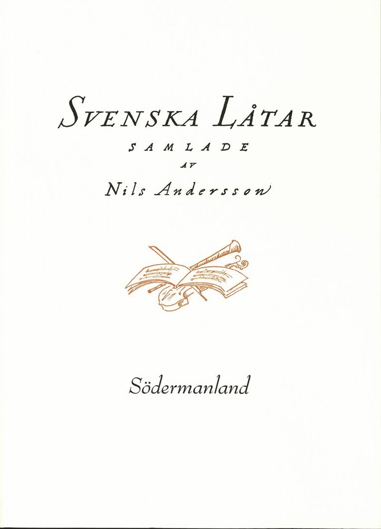 Svenska låtar Södermanland