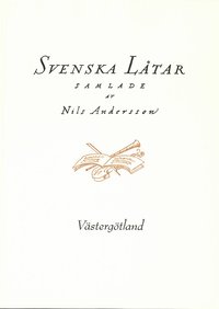 bokomslag Svenska låtar Västergötland