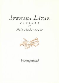 bokomslag Svenska låtar Västergötland