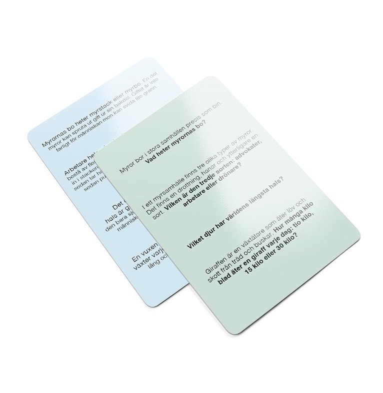 Spela mera: Allt om djur, Övrigt