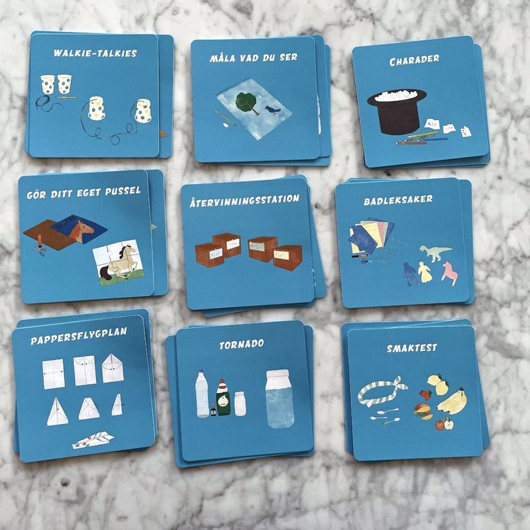 Aktivitetskort: hemma, Övrigt