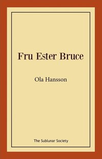 bokomslag Fru Ester Bruce