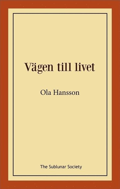 bokomslag Vägen till livet