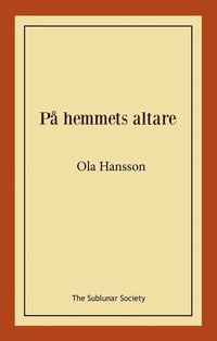 bokomslag På hemmets altare