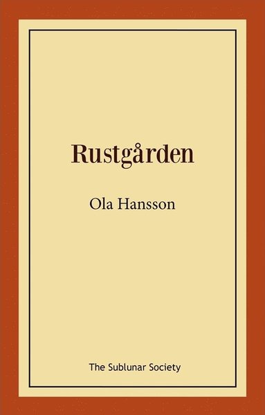 bokomslag Rustgården