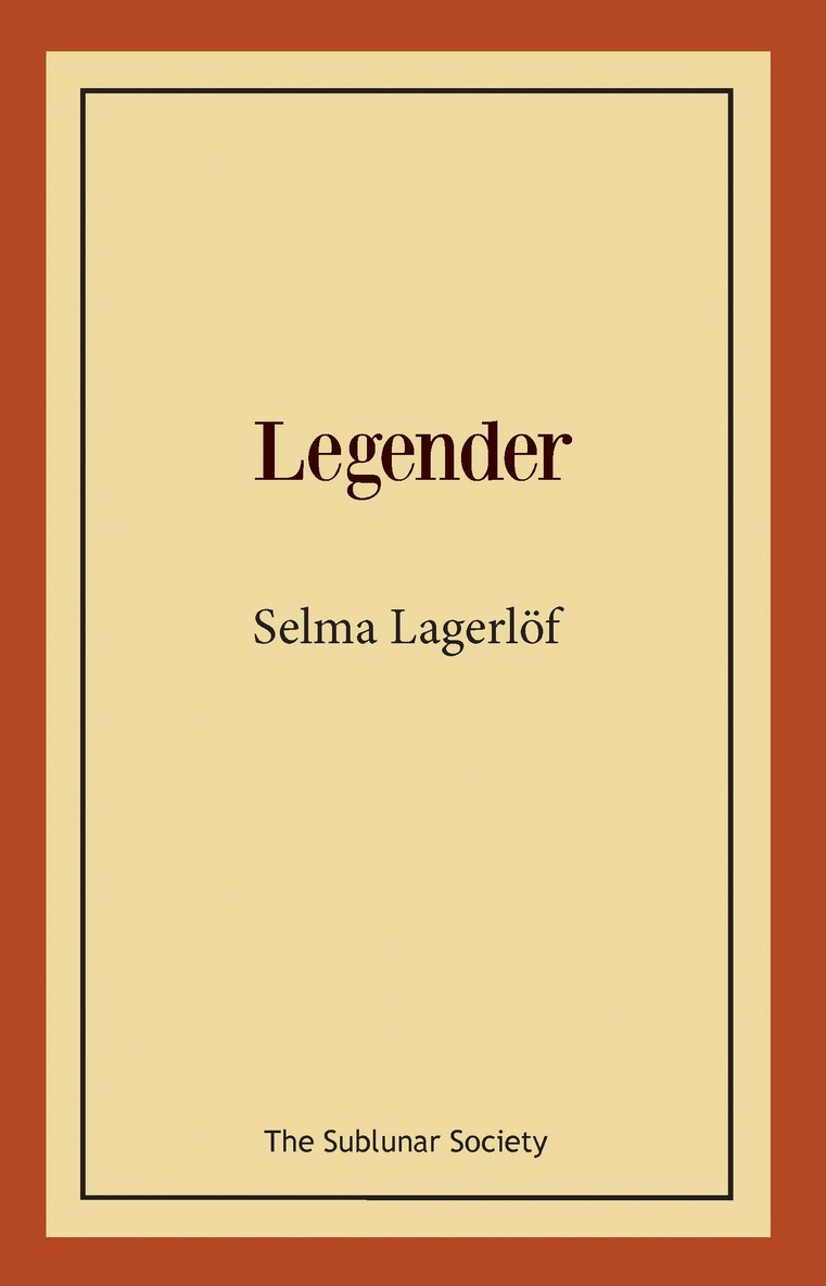 Selma Lagerlöf - Legender, Häftad