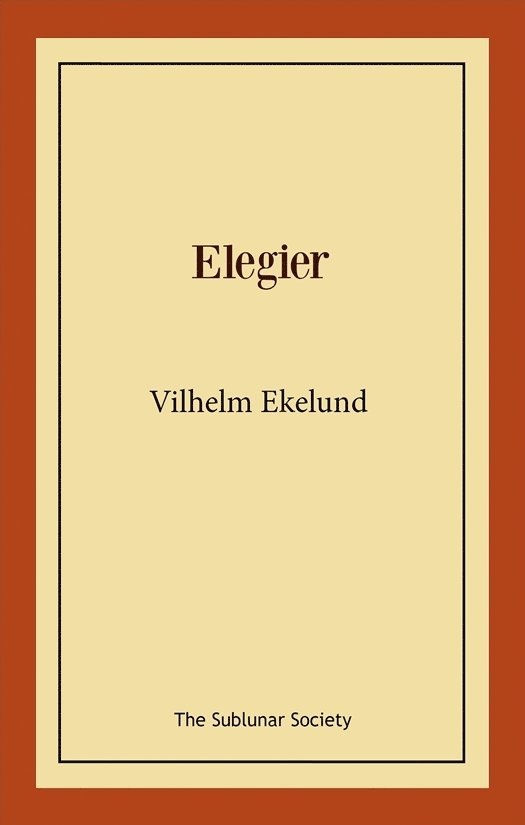 Elegier 1