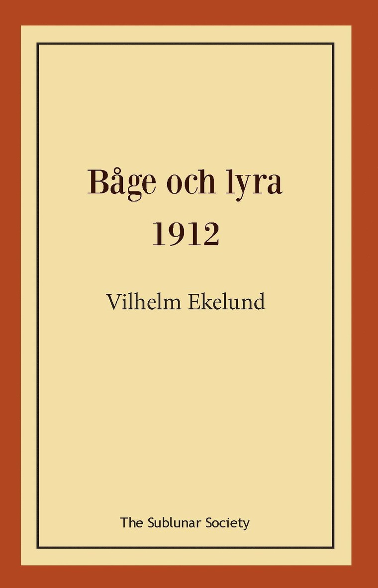 Båge och lyra 1912 1