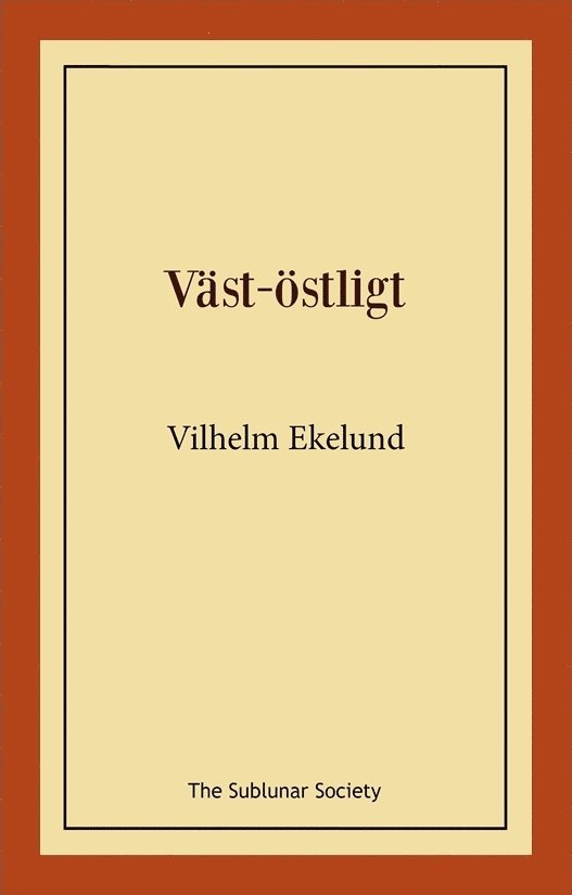 Väst-östligt 1