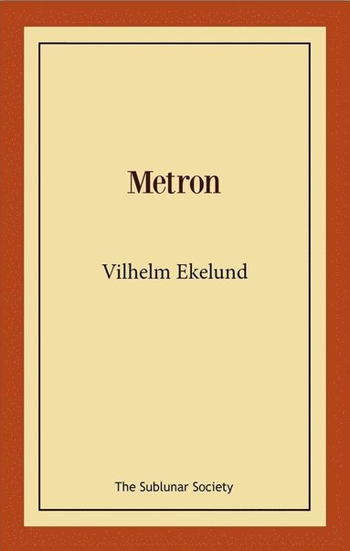 bokomslag Metron