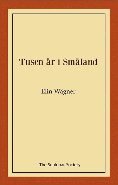 bokomslag Tusen år i Småland