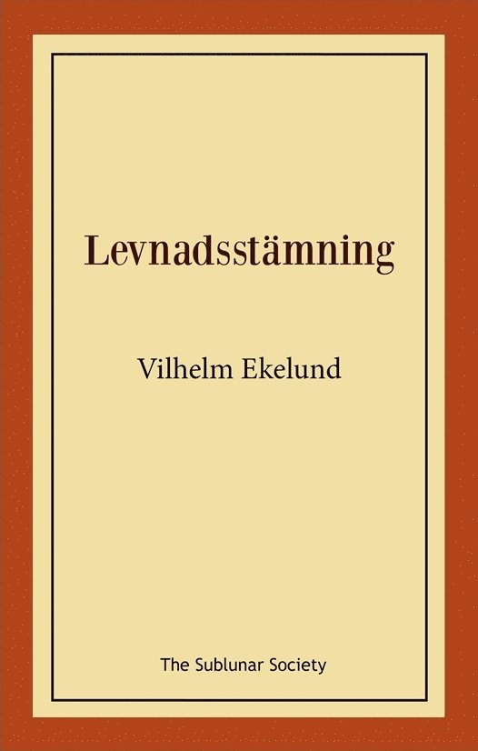 Levnadsstämning 1