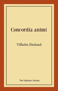 bokomslag Concordia animi