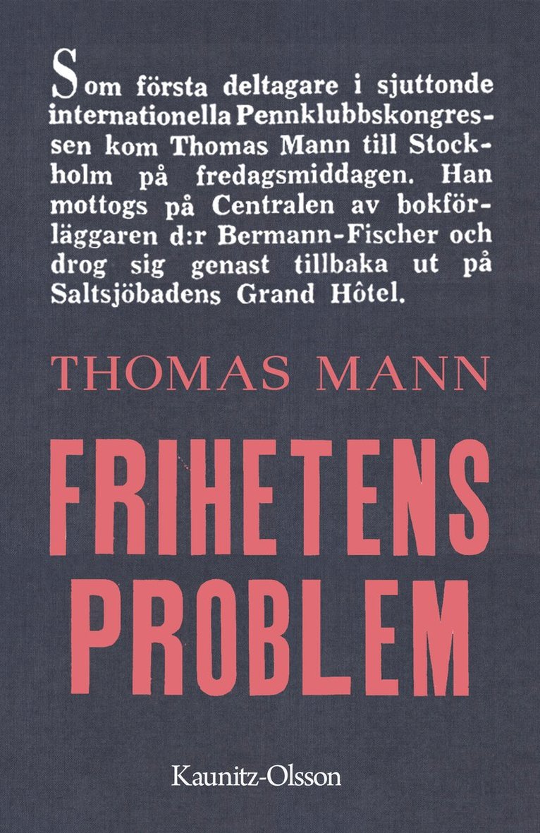 Frihetens problem 1