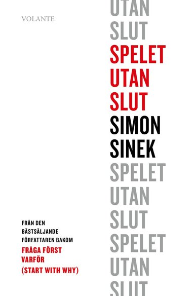 Simon Sinek - Spelet utan slut, Inbunden