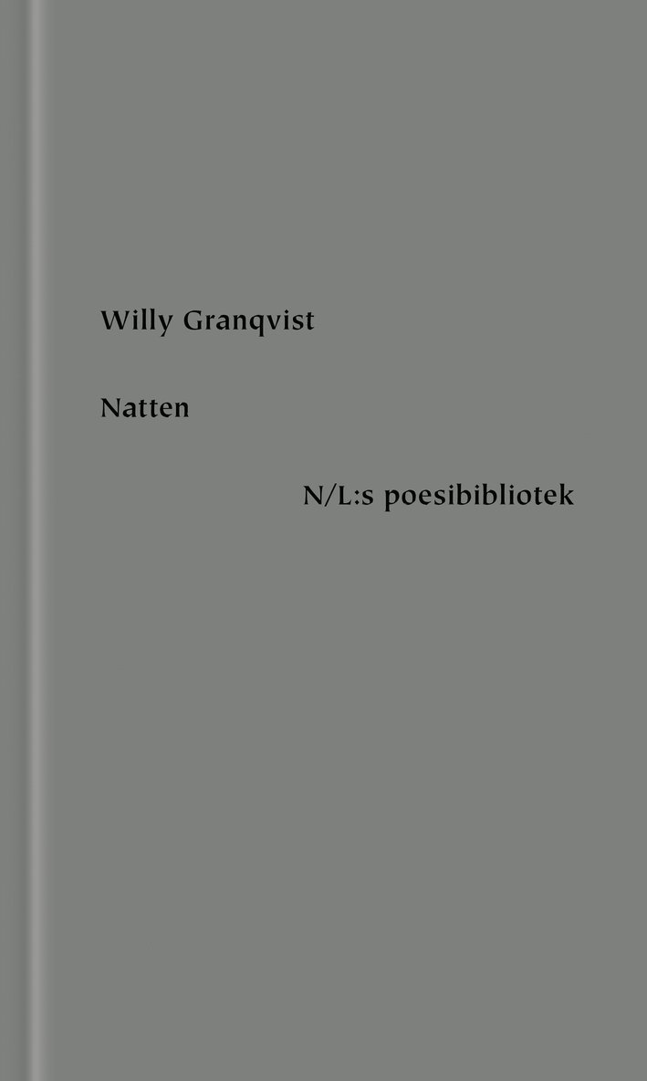 Willy Granqvist - Natten, Inbunden