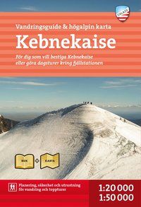 bokomslag Kebnekaise - vandringsguide & högalpin karta