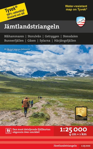 bokomslag Jämtlandstriangeln 1:25.000